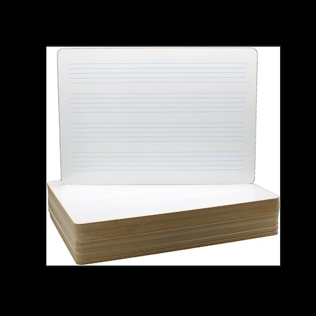 Flipside 11in X 16in Music Staff Dry Erase Board Bulk Class, 24PK 11367